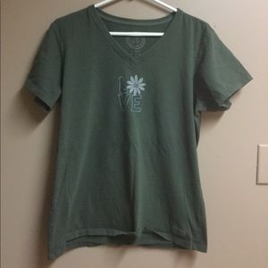 Life Is Good V-Neck Tee